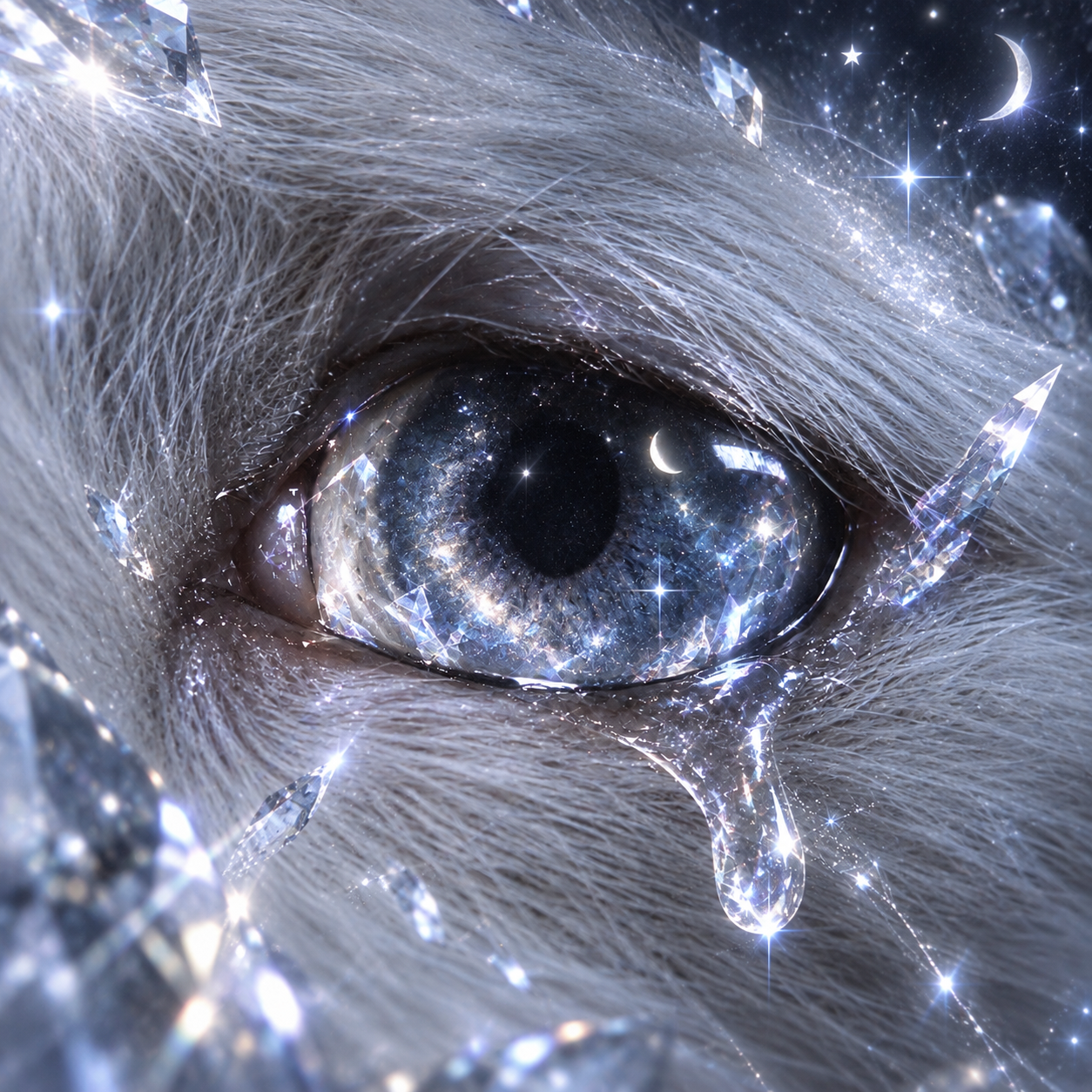 Blue crystal eye